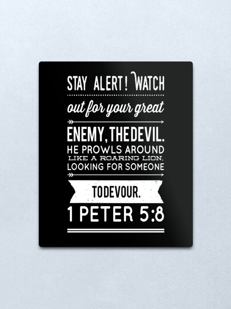 L mina Met lica INSPIRACI N DE DIOS 1 PEDRO 5 8 EST ALERTA CU DATE l-mina-met-lica-inspiraci-n-de-dios-1-pedro-5-8-est-alerta-cu-date