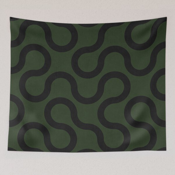 Item preview, My Favorite Geometric Patterns No.33 - Deep Green designed and sold by Zoltan Ratko.