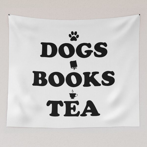 Item preview, Dogs books tea designed and sold by iskapa.