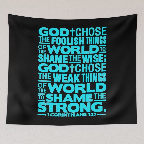 Item preview, 1 Corinthians 1:27 God chose the foolish things designed and sold by plushism.