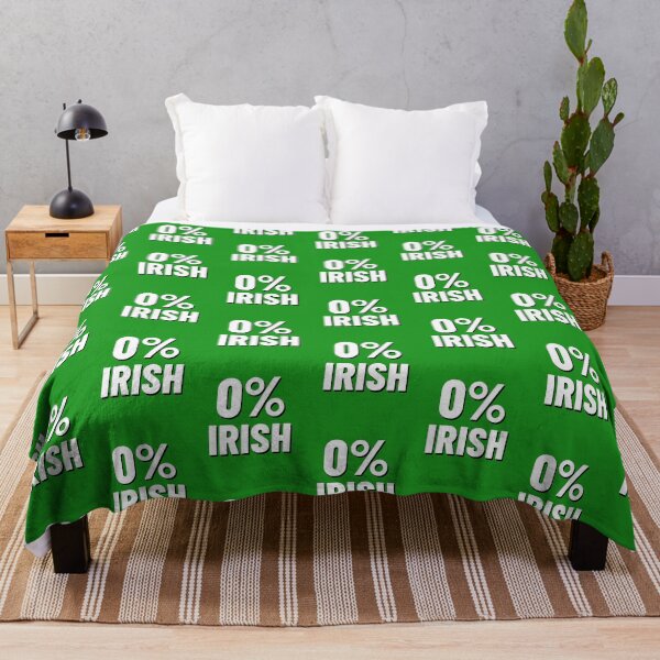 Item preview, Funny St Patricks Day 0% Irish 2022 designed and sold by art-fox.