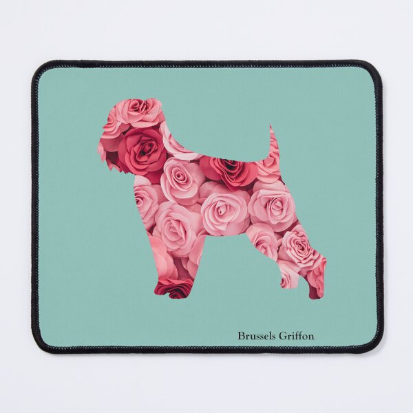 Item preview, Griffon brussels, brussels griffon, griffon with roses designed and sold by Noe91.