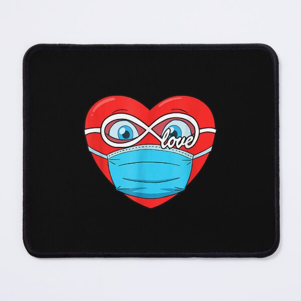 Item preview, Heart In Face Mask Funny Men Women Boys Girls Valentines Day designed and sold by vergielx.
