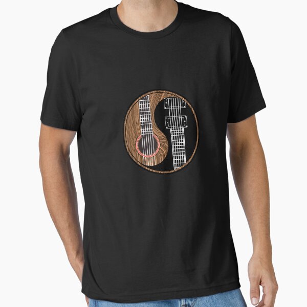 Artikel-Vorschau von Yinyang Rock-Gitarren-Klassiker-T - Shirt, designt und verkauft von MichaelSeeble.