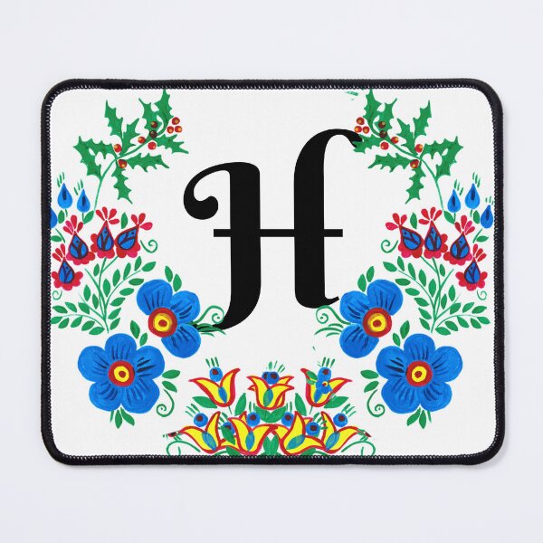 Item preview, letra H con flores designed and sold by Elyora.