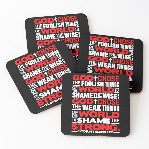 Item preview, 1 Corinthians 1:27 God chose the foolish things designed and sold by plushism.
