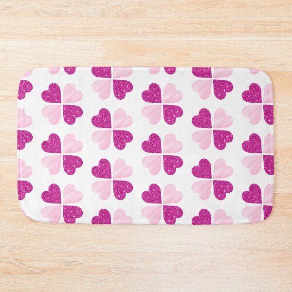 Item preview, Glitter Pink Hearts Flower  designed and sold by Randa Ranmania.