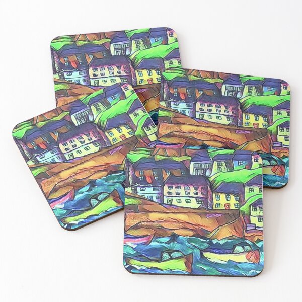 Item preview, Harbour Scene  designed and sold by rossartstudio.