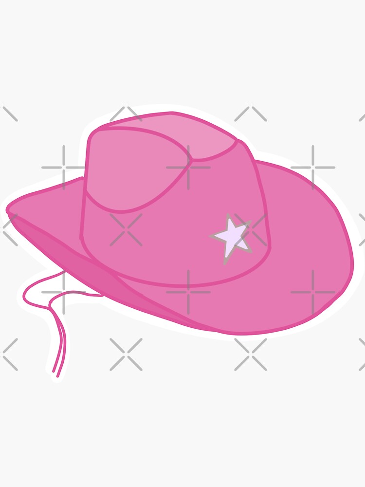 Pink Cowgirl Hat Sticker For Sale By Mysunnydisposit Redbubble 4280