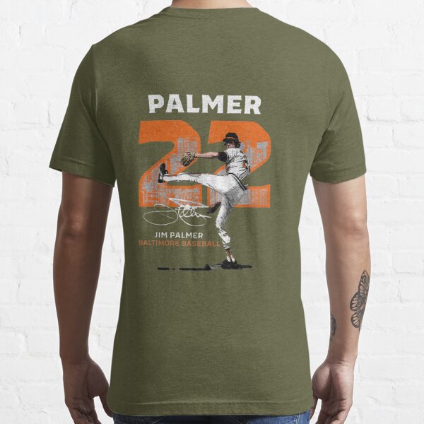 Jim Palmer Men's Baseball T-shirt Baltimore Baseball Jim 