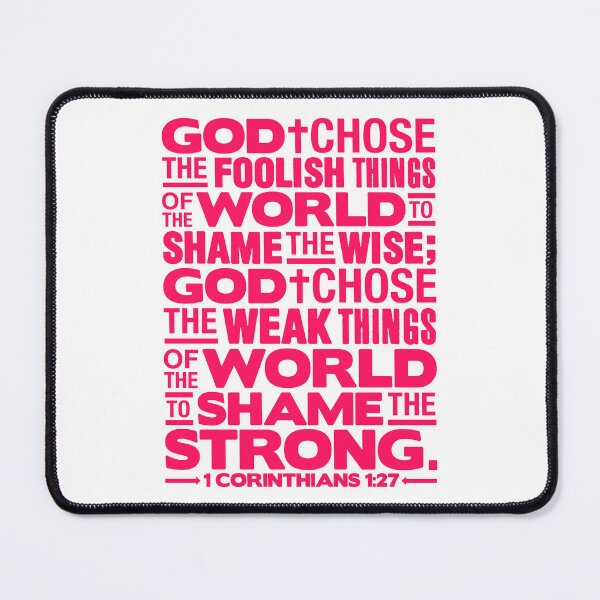 Item preview, 1 Corinthians 1:27 God chose the foolish things designed and sold by plushism.