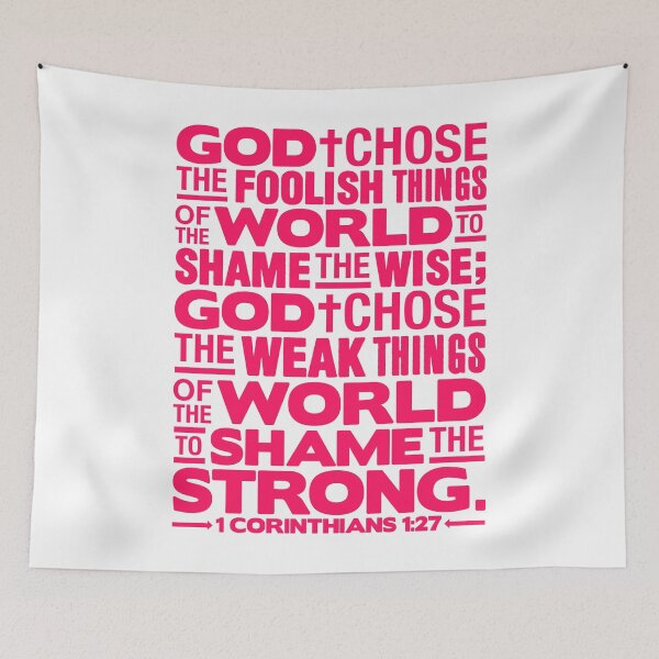 Item preview, 1 Corinthians 1:27 God chose the foolish things designed and sold by plushism.