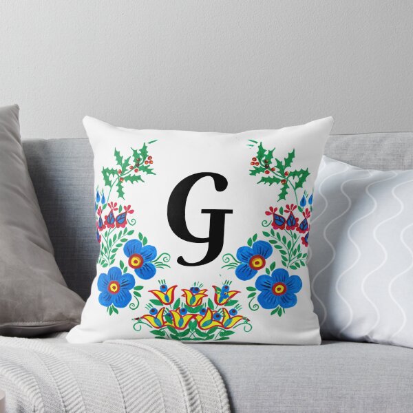 Item preview, letra G con flores designed and sold by Elyora.
