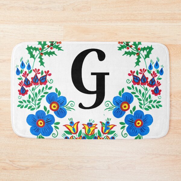 Item preview, letra G con flores designed and sold by Elyora.