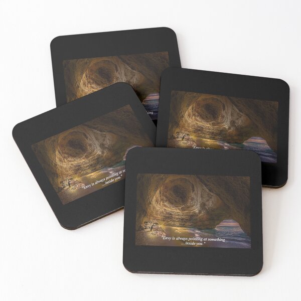 Item preview, Fantasy Fun Image of a Cave Full of Treasures with a Novelty Quotation About Envy  designed and sold by NovawayDirect.