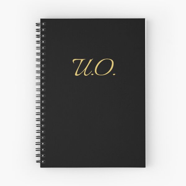 Item preview, UO Initials | Gold Lettering | Personalised Gifts designed and sold by Avo And Sriracha.