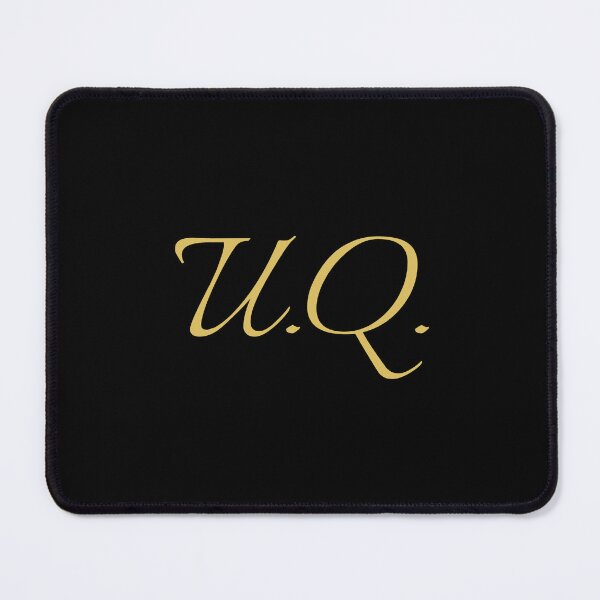 Item preview, UQ Initials | Gold Lettering | Personalised Gifts designed and sold by Avo And Sriracha.