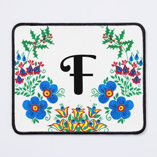 Item preview, letra F con flores designed and sold by Elyora.