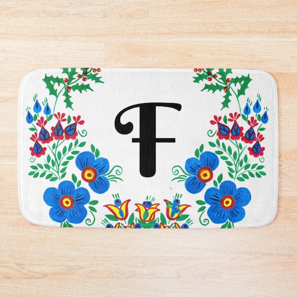 Item preview, letra F con flores designed and sold by Elyora.