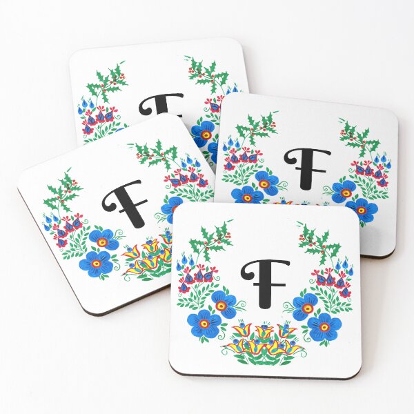Item preview, letra F con flores designed and sold by Elyora.