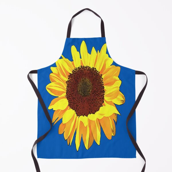 Item preview, Energizing Yellow Sunflower Black Outline Art designed and sold by taiche.