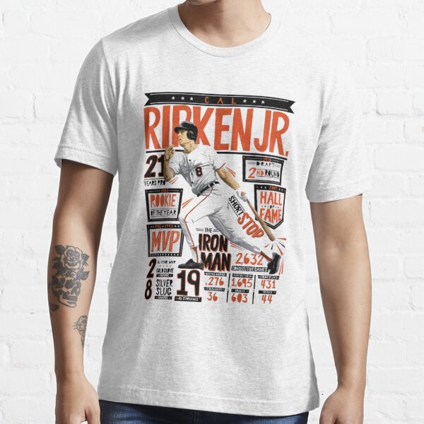  Cal Ripken Jr. Men's T-Shirt - Cal Ripken Jr. Position : Sports  & Outdoors