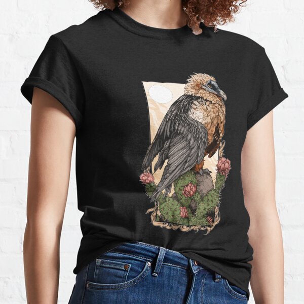 Eagle 100% cotton Mens Shirt Swooping Bird of Pray Tribal design falcon T- Shirt