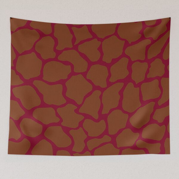Item preview, Burgundy in Giraffe Pattern  designed and sold by DayColors.