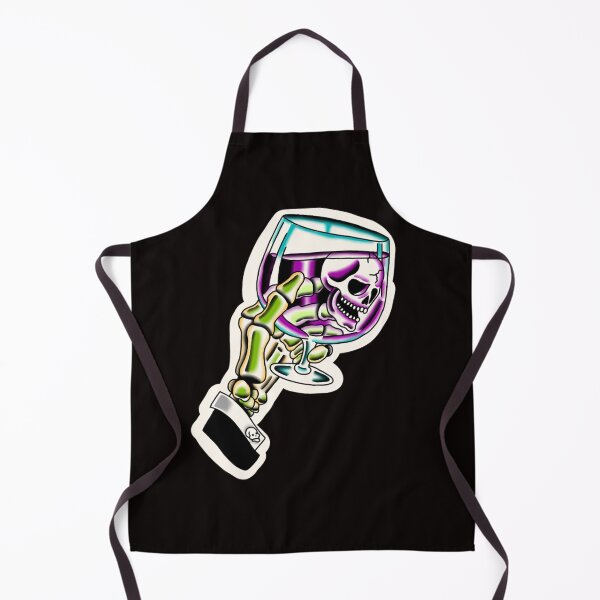 Item preview, Drink Skull Traditional Tattoo designed and sold by rafaelwolf.