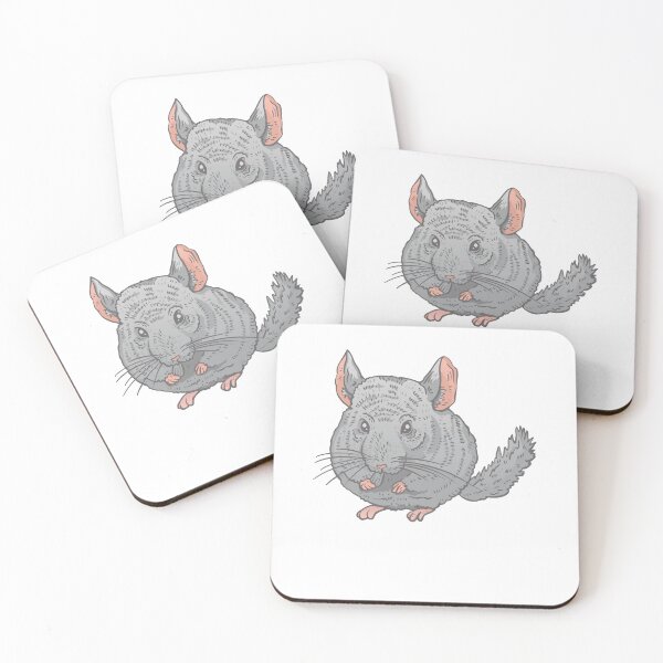 Item preview, Cute chinchilla graphic dust bunny chinchilla designed and sold by madgrfx.