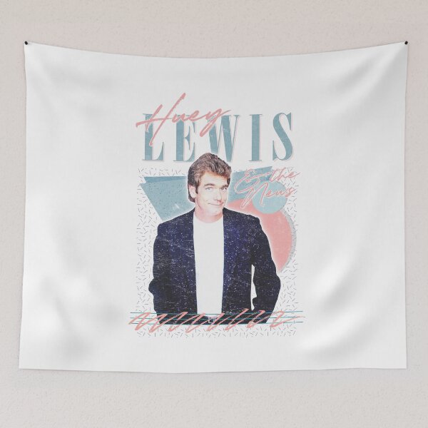Item preview, Huey Lewis & The News // 80s Retro Faded Style Design designed and sold by AestheticNow.