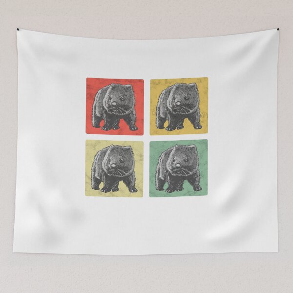 Item preview, Wombat vintage gift Australia marsupial designed and sold by madgrfx.