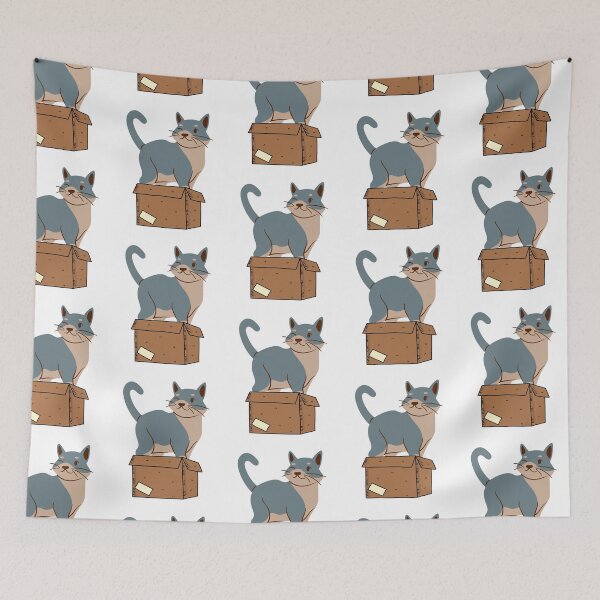 Item preview,  cat in a box sticker  designed and sold by sofiazazi.