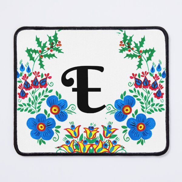 Item preview, letra E con flores designed and sold by Elyora.