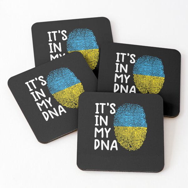 Item preview, Its In My DNA Ukraine Fingerprint Ukrainian Ukraine Flag designed and sold by KimbempeCB.