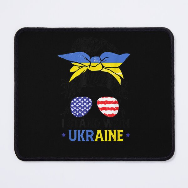 Item preview, Ukrainian American Flag I Stand With Ukraine Messy Bun Women designed and sold by KimbempeCB.