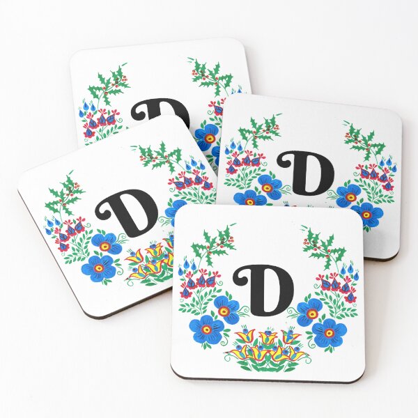 Item preview, Letra D con flores designed and sold by Elyora.