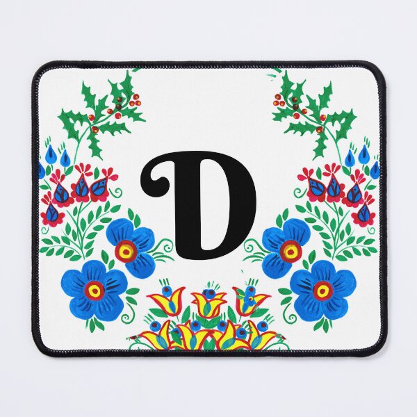Item preview, Letra D con flores designed and sold by Elyora.