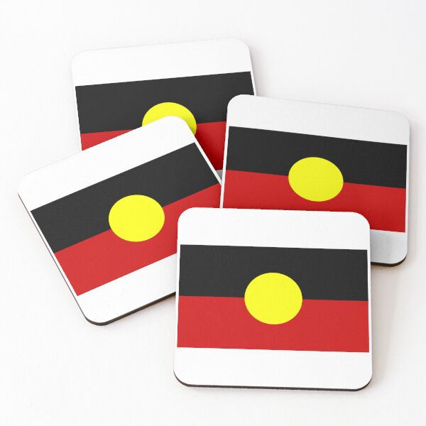 Item preview, Australian Aboriginal flag designed and sold by mikoala50.