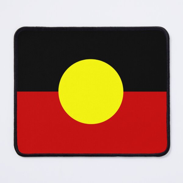Item preview, Australian Aboriginal flag designed and sold by mikoala50.