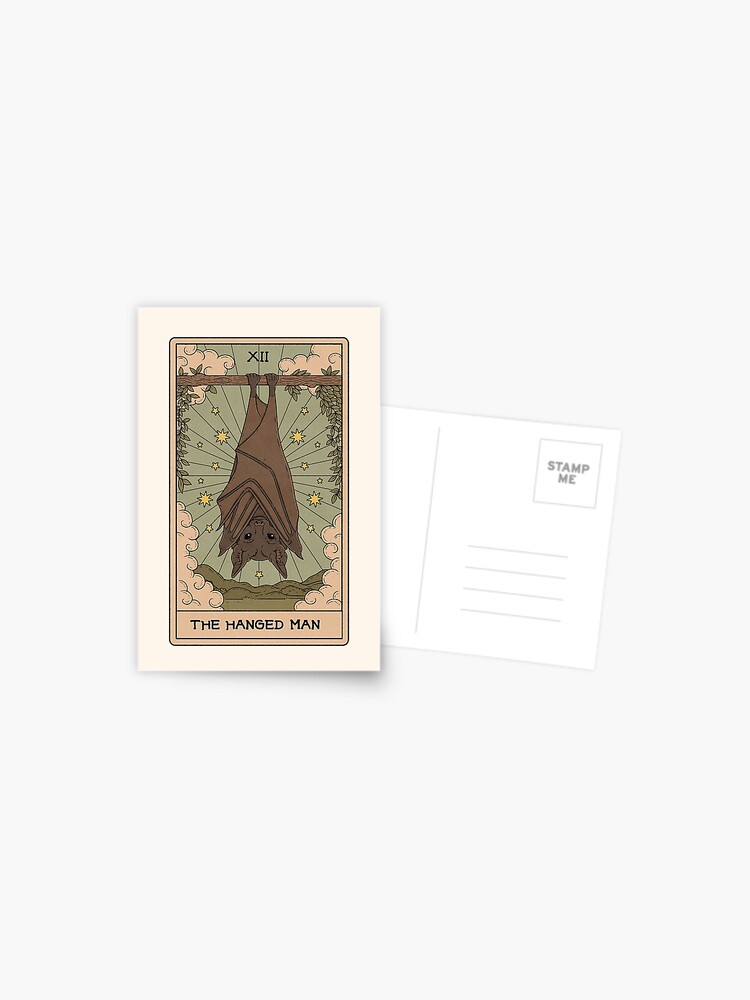 The Hanged Man - Bat Tarot Postcard for Sale by Thiago Corrêa