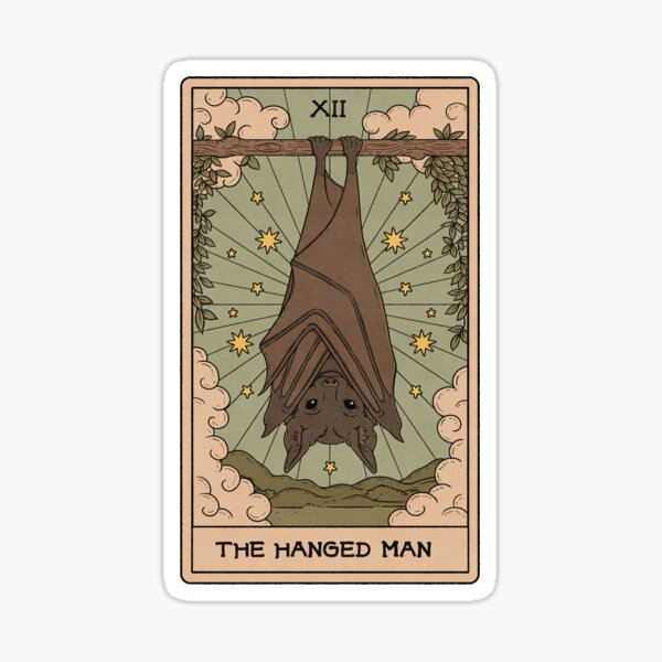 Artikel-Vorschau von Der Gehängte - Fledermaus-Tarot, designt und verkauft von Thiago Corrêa.
