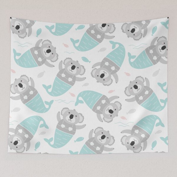 Item preview, I Give Top Koality Hugs Pattern, Funny Wet Koala Pattern designed and sold by NanoGraphics.