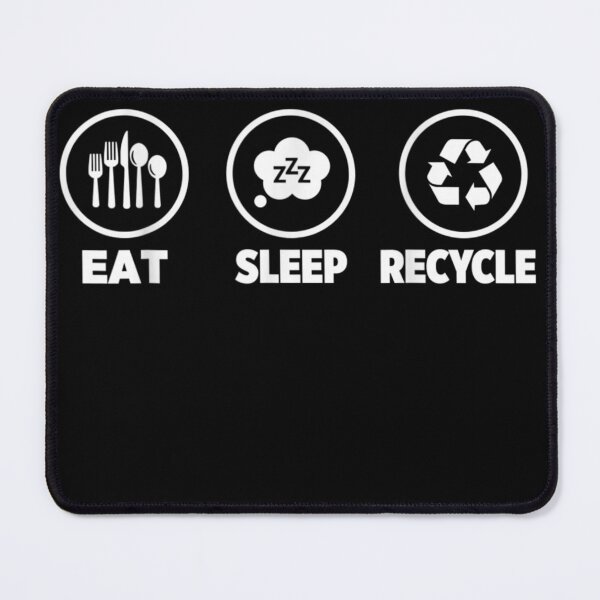 Item preview, Eat Sleep Recycle Eco Friendly Save Earth Funny 2020 Gift designed and sold by CesarDiaz.