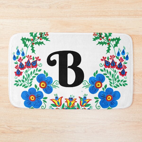 Item preview, letra b con flores designed and sold by Elyora.