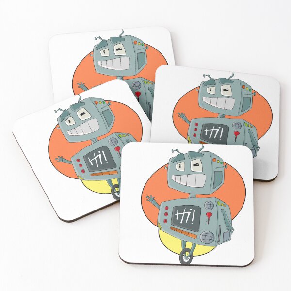 Item preview, cute, little, friendly robot designed and sold by tuneoperator.