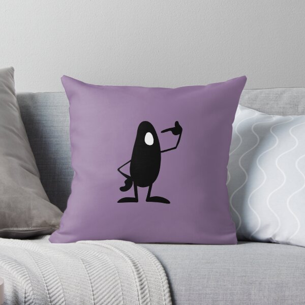 BadaBada - E is for Eye Throw Pillow