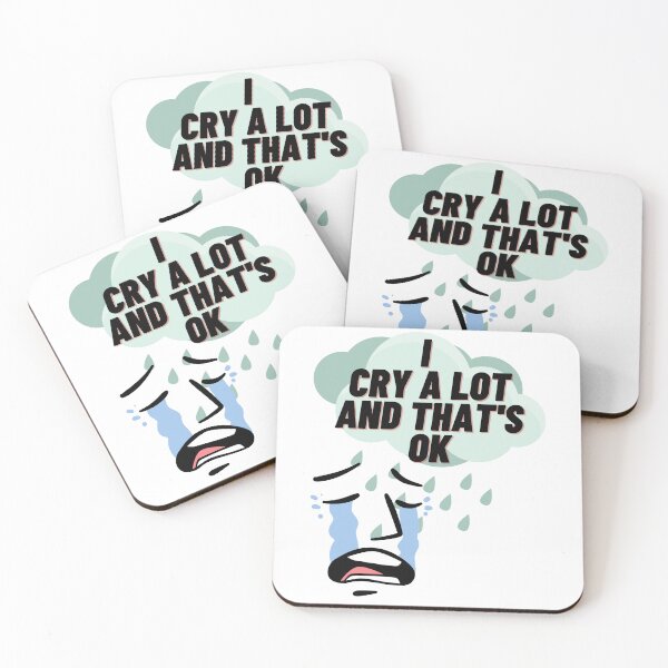 Item preview, I cry a lot, and that's ok - lonely face designed and sold by Mechanical-Artt.