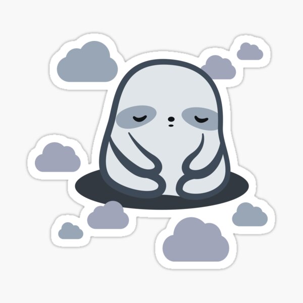 Sleepy sloth Sticker