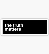 the truth matters Sticker